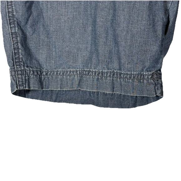 CHARTER CLUB Denim Shorts 10P Vintage Cotton Classic Fit Waist 34" Jeans Jorts - Picture 4 of 8